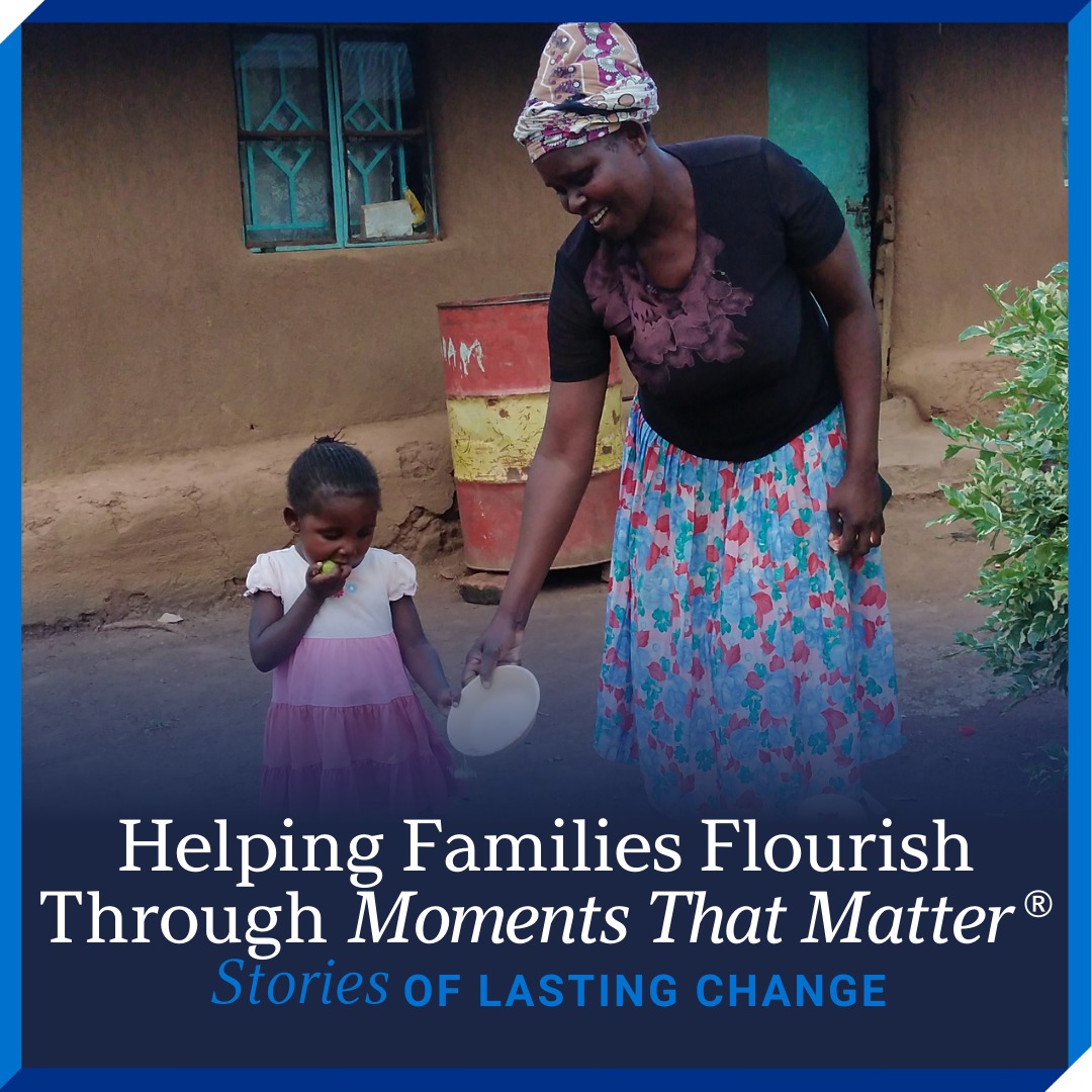 Caroline and baby Marion